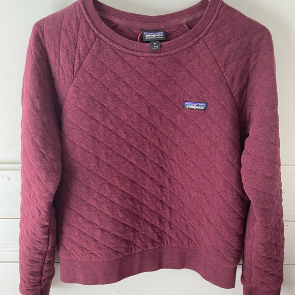Patagonia Sweaters - Maroon Patagonia Pull over Sweatshirt